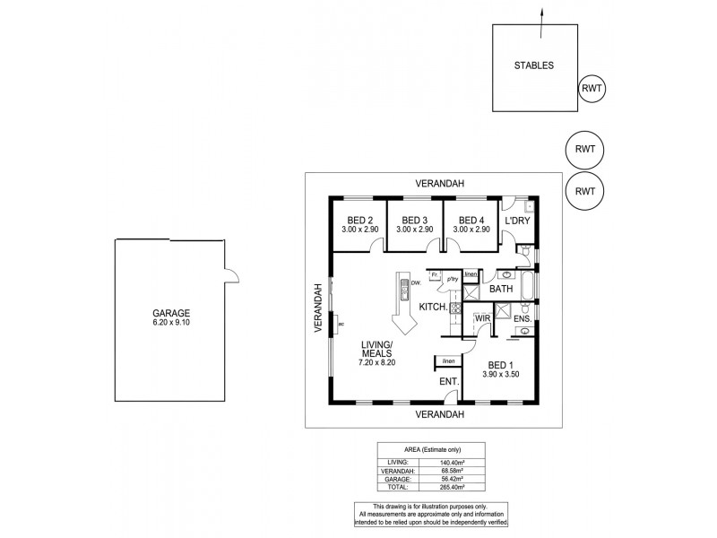 193 Nine Mile Road, Strathalbyn SA 5255 Floorplan