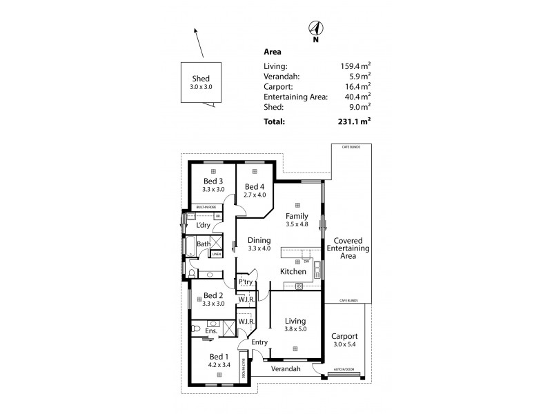 3 Laurel Court, Strathalbyn SA 5255 Floorplan