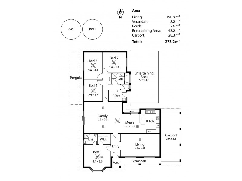 12 Coxe Street, Milang SA 5256 Floorplan