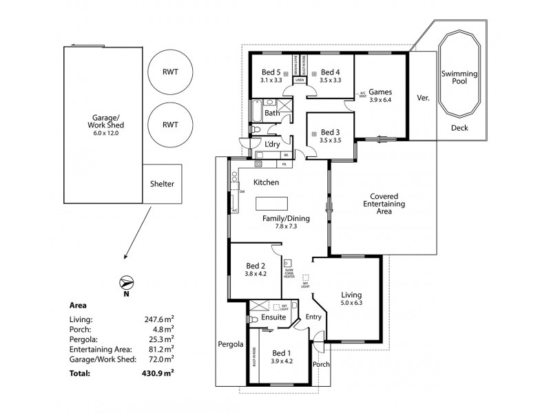 46 Berry Road, Echunga SA 5153 Floorplan