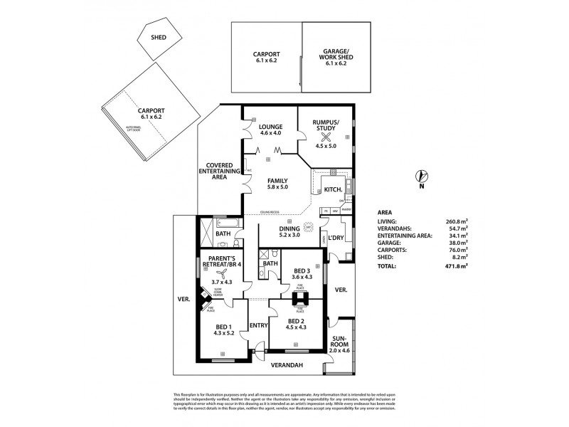 24 Sandergrove Road, Strathalbyn SA 5255 Floorplan