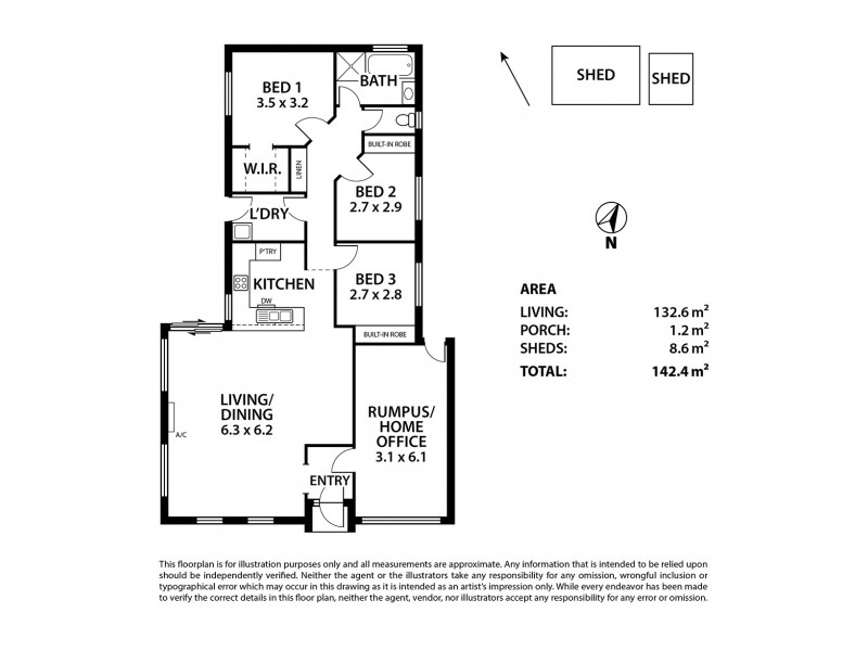 10 Blue Court, Strathalbyn SA 5255 Floorplan