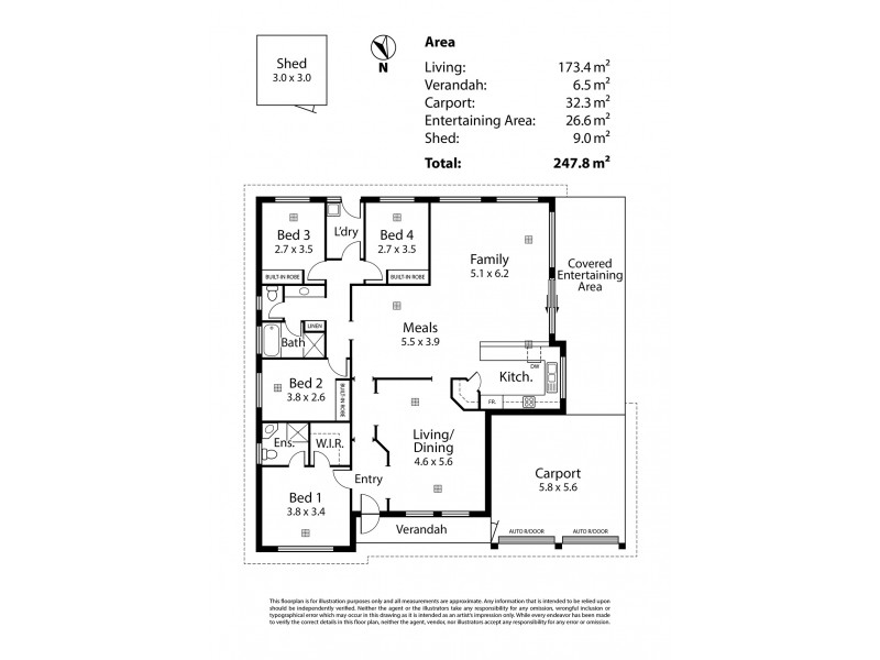 77 Hampden Way, Strathalbyn SA 5255 Floorplan