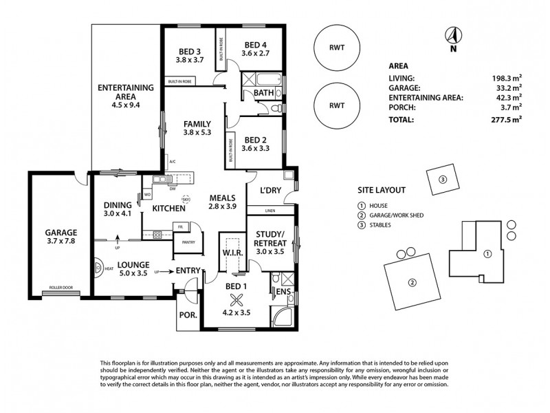 33 Avenue Road, Strathalbyn SA 5255 Floorplan