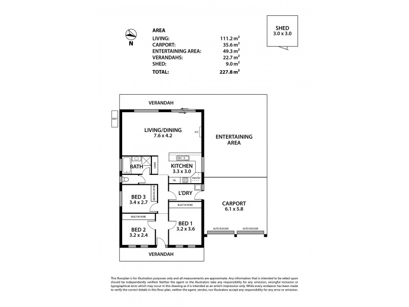 12 Strathoak Crescent, Strathalbyn SA 5255 Floorplan