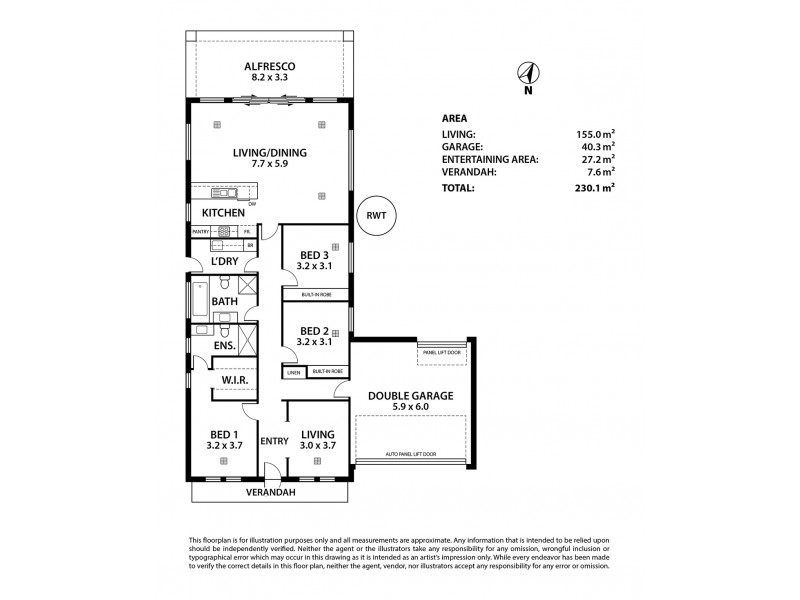 17 Cobb & Co Court, Strathalbyn SA 5255 Floorplan