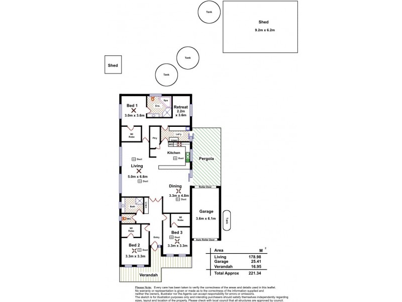 14 Carruthers Court, Strathalbyn SA 5255 Floorplan