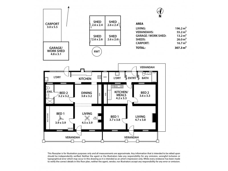 1 Swale Street, Strathalbyn SA 5255 Floorplan