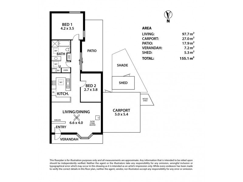 Unit 6/15 Ashbourne Road, Strathalbyn SA 5255 Floorplan