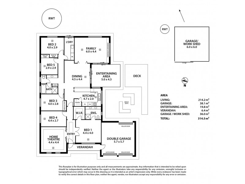 9 Lee Court, Strathalbyn SA 5255 Floorplan