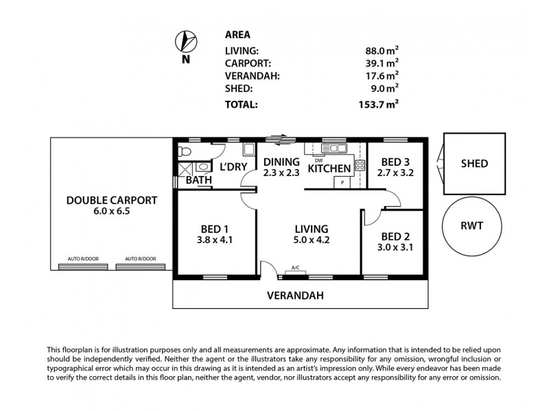 2/71 Strathmont Drive, Strathalbyn SA 5255 Floorplan