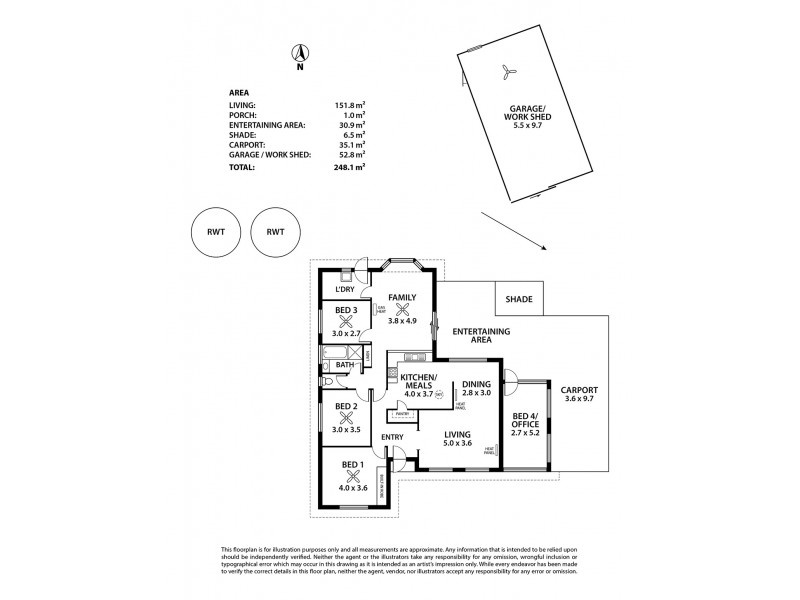 35 Roper Road, Strathalbyn SA 5255 Floorplan