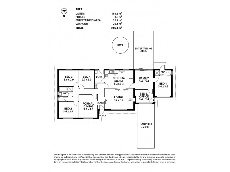 38 West Terrace, Strathalbyn SA 5255 Floorplan