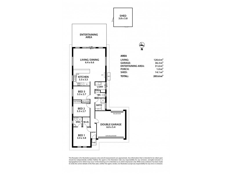 9A Walsh Avenue, Strathalbyn SA 5255 Floorplan