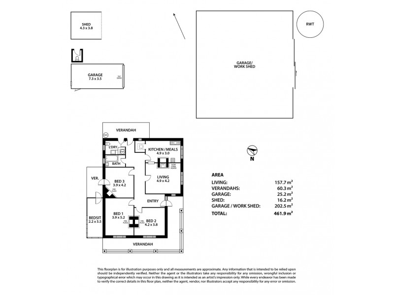 32 West Terrace, Strathalbyn SA 5255 Floorplan