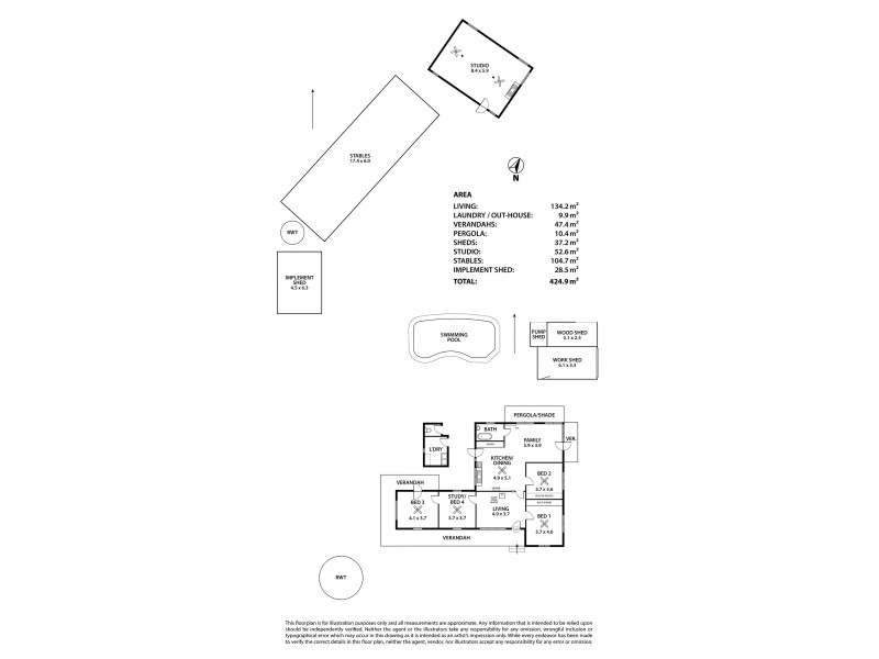 492 Alexandrina Road, Strathalbyn SA 5255 Floorplan