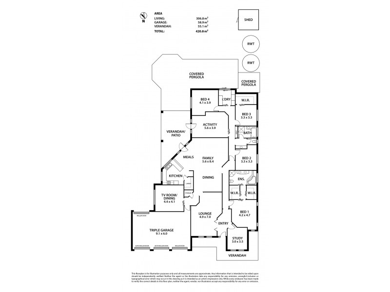3 Wellow Crescent, Mount Barker SA 5251 Floorplan