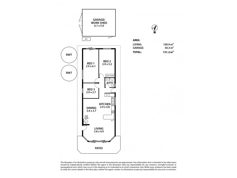 1/34 Daranda Terrace, Milang SA 5256 Floorplan