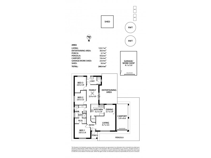 1 Lime Street, Strathalbyn SA 5255 Floorplan