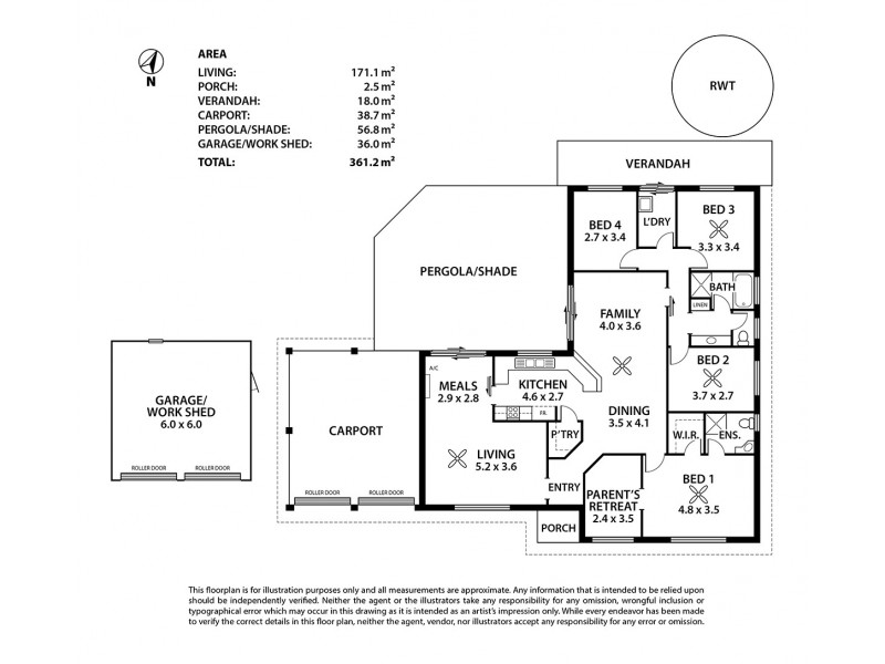 11 Fresian Drive, Strathalbyn SA 5255 Floorplan