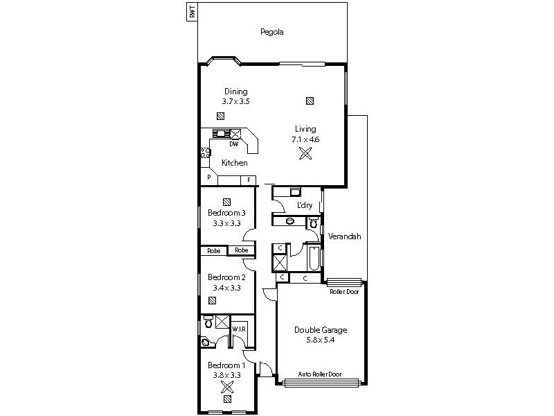 7A Margate Street, Brighton SA 5048 Floorplan