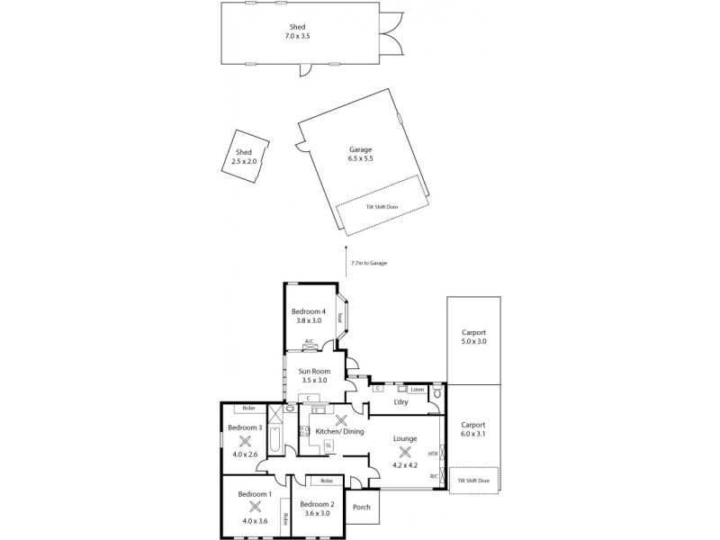 33 Harcourt Avenue, Clovelly Park SA 5042 Floorplan