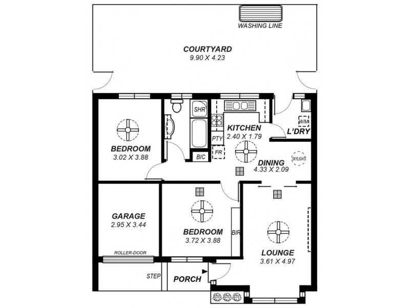 2/31 Seaview Street, Fullarton SA 5063 Floorplan