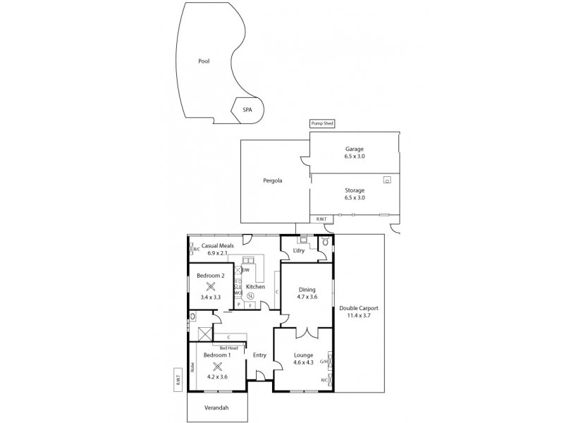 34 The Grove, Lower Mitcham SA 5062 Floorplan