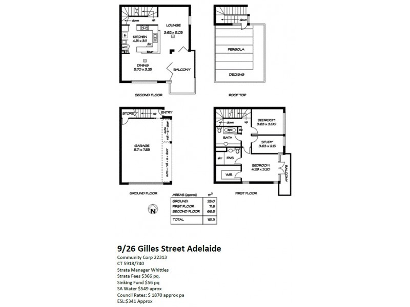 9/26 Gilles Street, Adelaide SA 5000 Floorplan