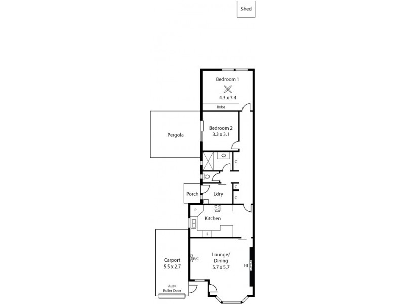 2/26A Bevington Road, Glenunga SA 5064 Floorplan