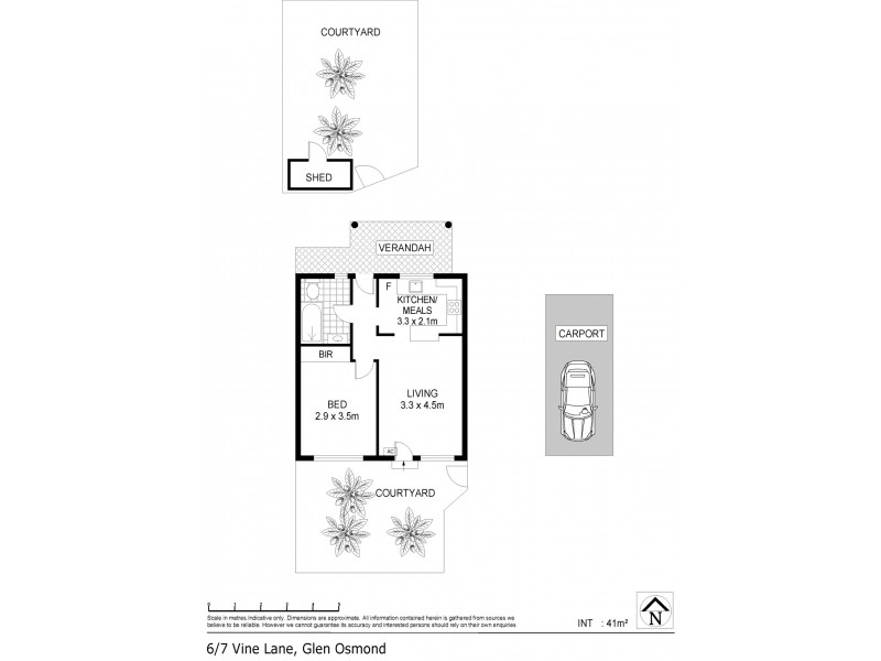 6/7 Vine Lane, Glen Osmond SA 5064 Floorplan