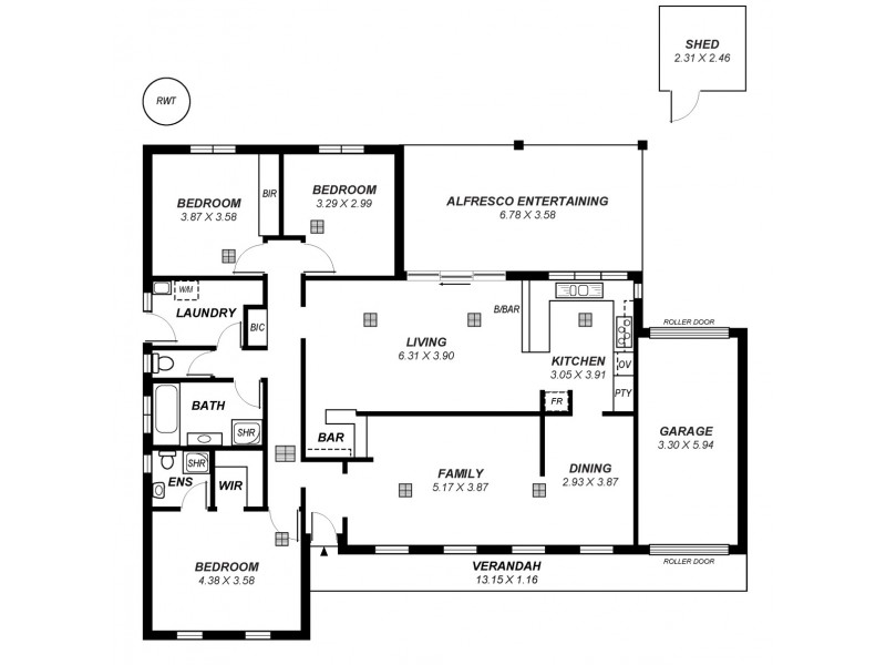 15 Nannigai Drive, Hallett Cove SA 5158 Floorplan