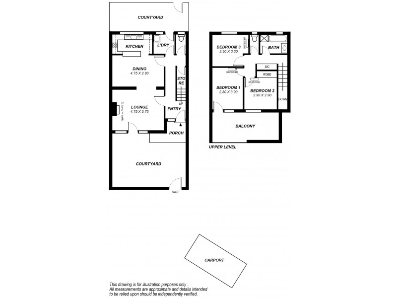 4/16 Park Street, Hyde Park SA 5061 Floorplan