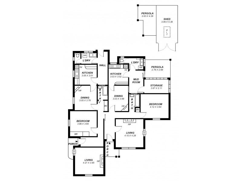 3 Wattle Avenue, Lower Mitcham SA 5062 Floorplan