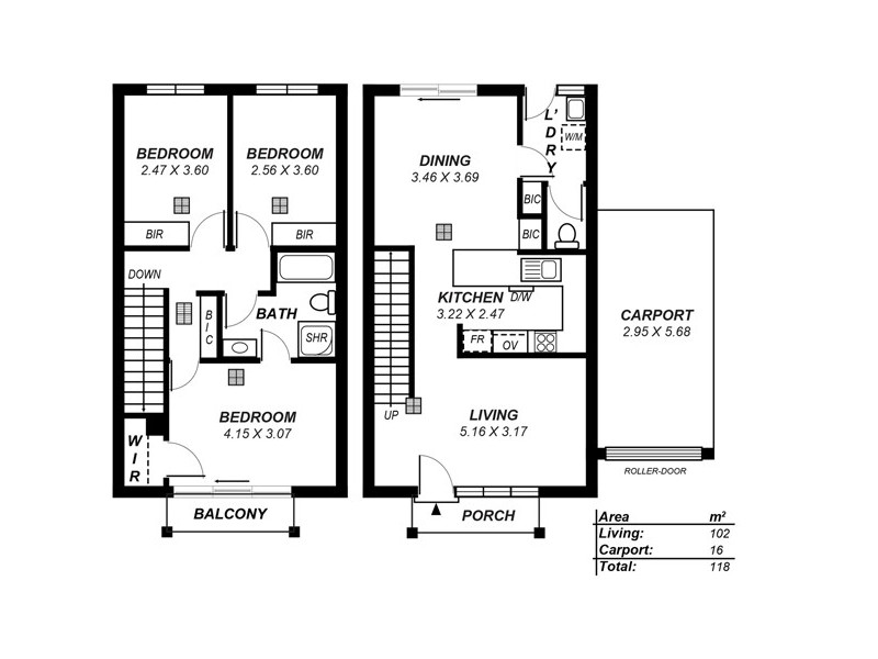 3/21 Flemington Street, Glenside SA 5065 Floorplan