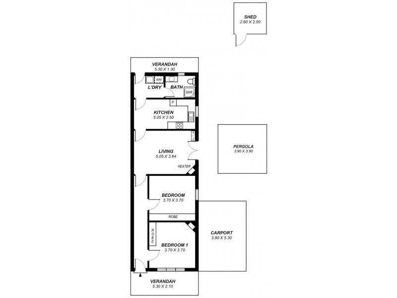 12 Llandower Avenue, Evandale SA 5069 Floorplan