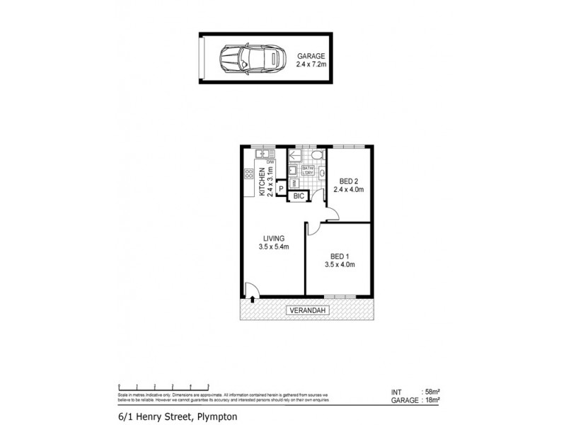 6/1 Henry Street, Plympton SA 5038 Floorplan
