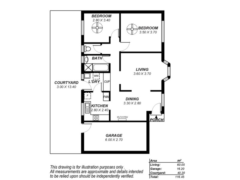 2/89 Princes Road, Mitcham SA 5062 Floorplan
