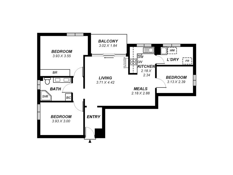 Apartment 27/203 Anzac Highway, Plympton SA 5038 Floorplan