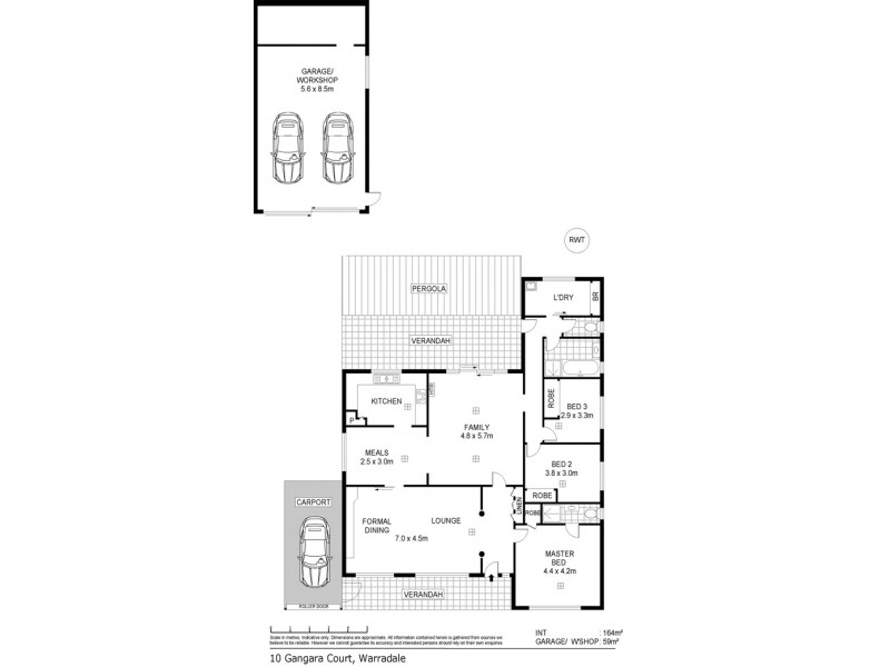 10 Gangara Court, Warradale SA 5046 Floorplan