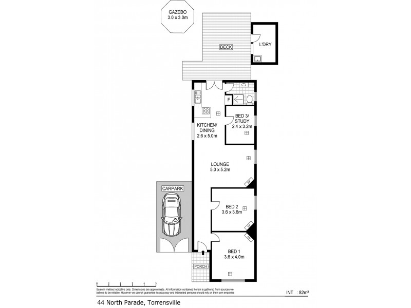 44 North Parade, Torrensville SA 5031 Floorplan