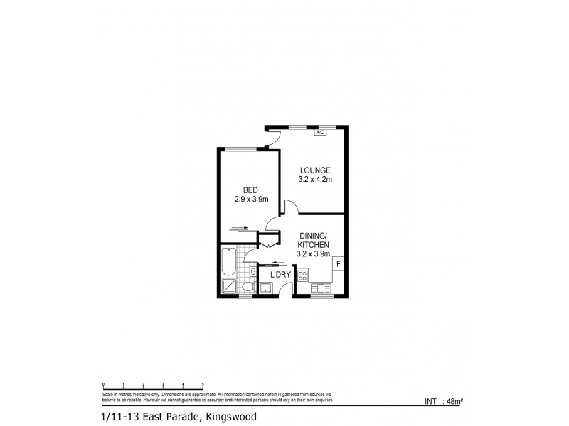 Unit 1/11-13 East Parade, Kingswood SA 5062 Floorplan