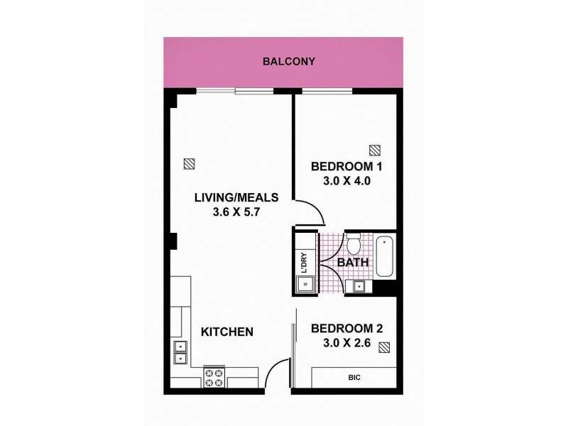 208/39 Grenfell Street, Adelaide SA 5000 Floorplan