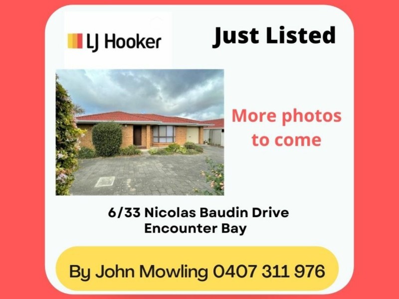 6/33 Nicolas Baudin Drive, Encounter Bay SA 5211