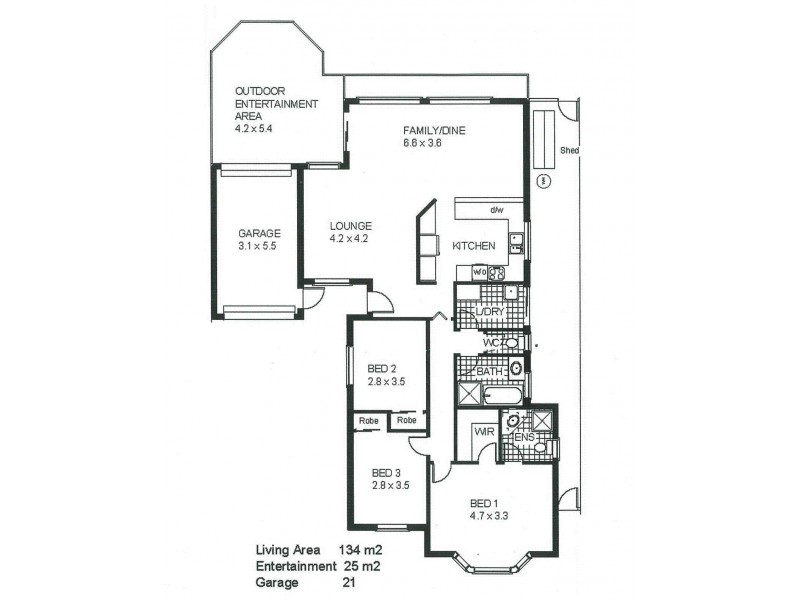 17 Clipper Court, Encounter Bay SA 5211 Floorplan