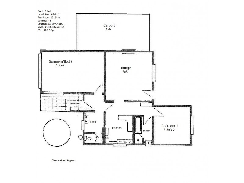 11 Lindsay Street, Victor Harbor SA 5211 Floorplan