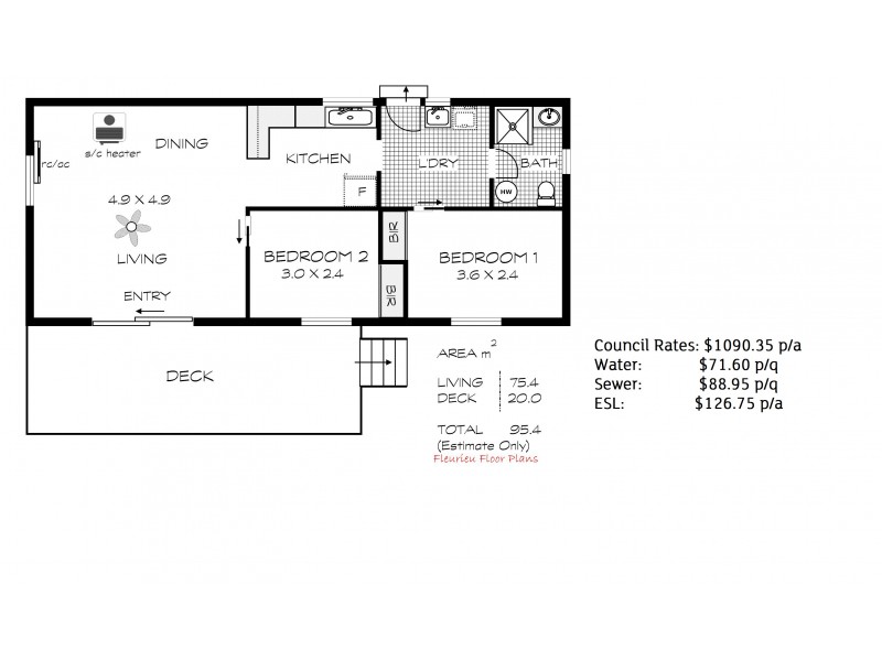 32 Norfolk Ave, Victor Harbor SA 5211 Floorplan