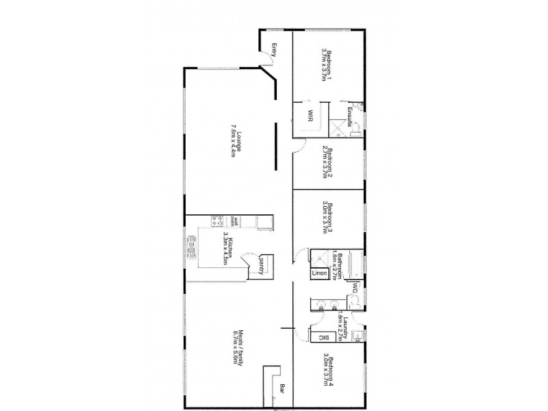 7 Shetland Crt, Hindmarsh Valley SA 5211 Floorplan