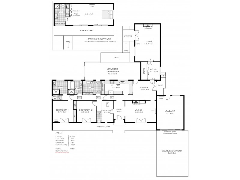 34 Bayview Rd, Port Elliot SA 5212 Floorplan