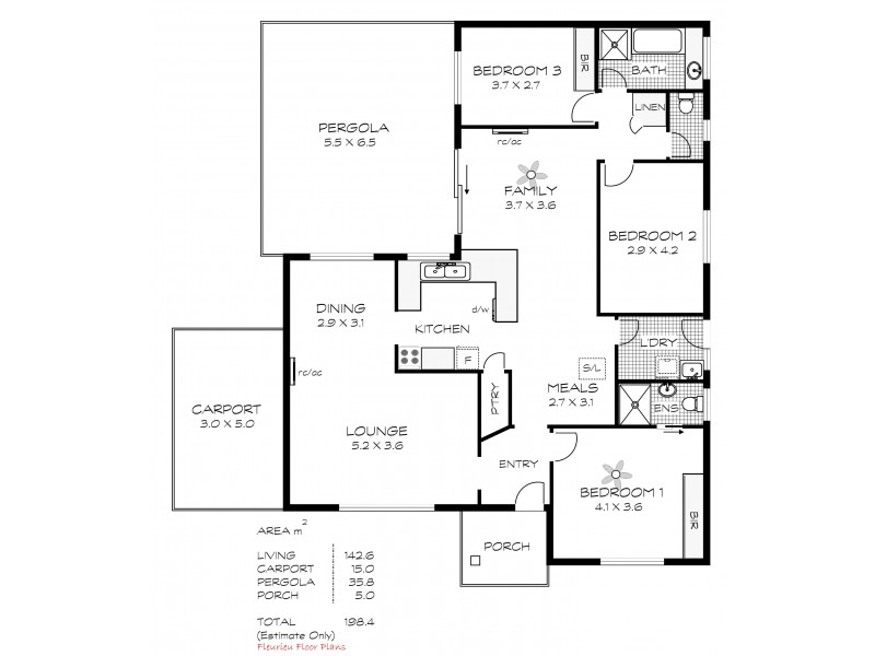 1 Langley Road, Mccracken SA 5211 Floorplan